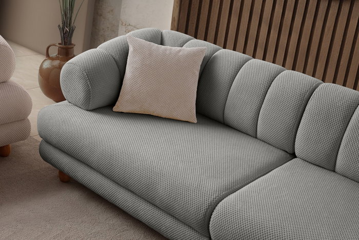 Atelier Del Sofa Sofá Gloria 3 Plazas Gris Atelier Del Sofa Sofá Gloria 3 Plazas Gris
